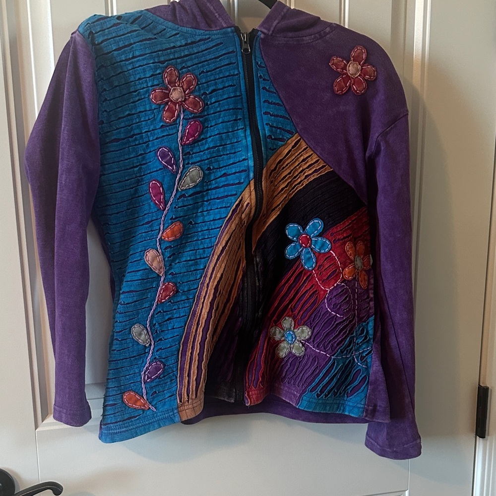 Purple hoodie